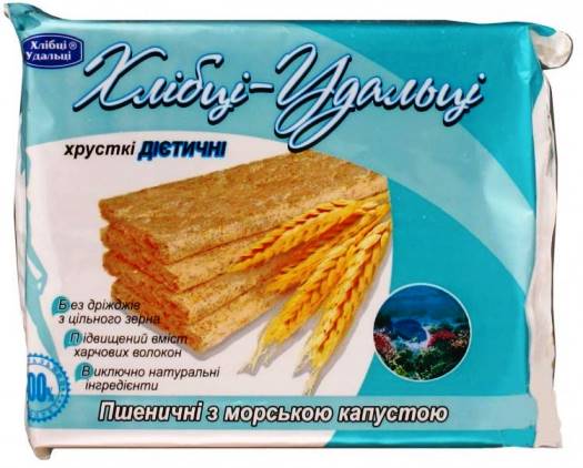 Хлебцы удальцы линия жизни пшен. с морск. кап. 100г (4820110990109)